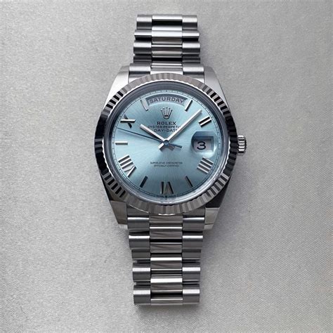 platinum rolex watch|rolex platinum day date 40.